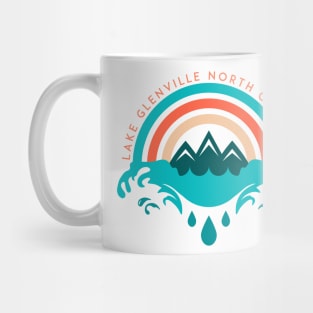 Lake Glenville rainbow splash Mug